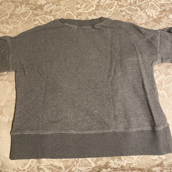 Gray Madewell Ruffle Pullover Sweatshirt - Picture 6 of 6
